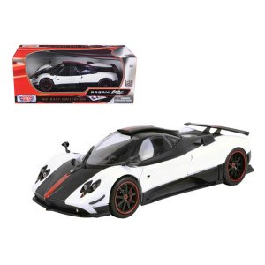 Motormax 79158w Pagani Zonda 5 Cinque White And Black 118 Diecast Mode