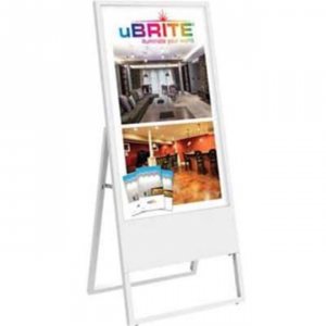 Sumar UBDS43A-WH Ubritedigitalsignage43 A-shapedisplaywhite(indoor)