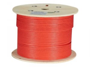 Black C6ABC50S-STR-RD-1000 Cat6a Bulk Cable Stranded Sftp 650mhz Cm Pv