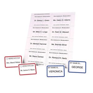 Maco ML7000 2 13 X 3 38 Laserinkjet Name Badge Labels (8 Labelssheet) 