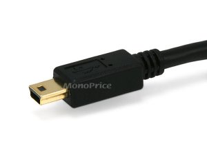 Monoprice 5449 Usb 2 A Mmini-b 5p M 2824awg 10ft