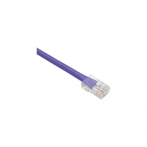 Unc PC5E-01F-PUR 1ft Purple Cat5e  Patch Cable, Utp, No Boots