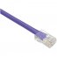 Unc PC5E-01F-PUR 1ft Purple Cat5e  Patch Cable, Utp, No Boots