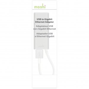 Moshi 99MO023209 Anodized Aluminum Casing Features Gigabit Ethernet Po