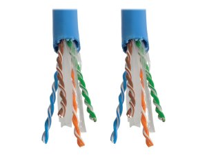 Tripp N22201KBL 1000ft Cat6 550mhz Gigabit Bulk Solid Pvc Cmr Cable Bl