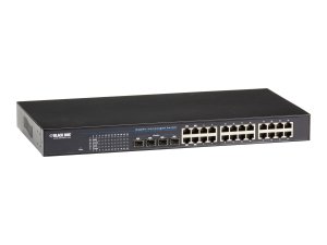 Black LGB524A Gigabit Unmanaged Switch With Sfp Uplink