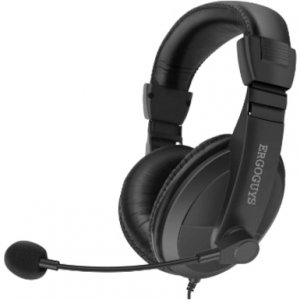 Ergoguys EG-55BLK Headset Rotating Mic Black Usb