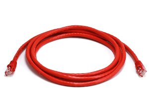 Monoprice 2141 Cat5e 24awg  Cable_ 7ft Red