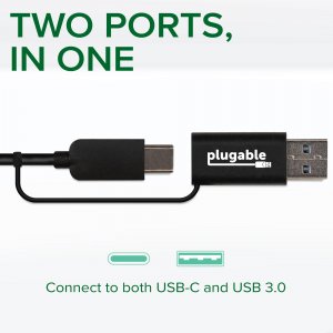 Plugable USBC-E2500 Plugable 2.5g Usb C And Usb To Ethernet