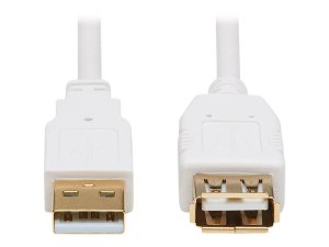 Tripp U024AB-003-WH Usb-a Antibacterial Cable Mf White 3ft