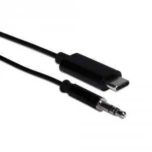 Qvs CC2237-06 6ft Usb-c Male To 3.5mm Male