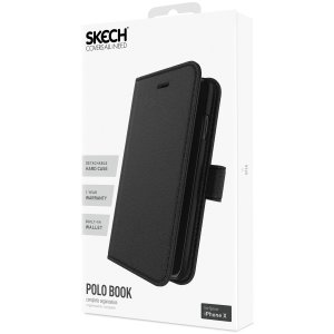 Skech SK61-PB-BLK Polo Book For Iphone Xs+ Blk