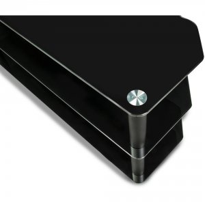 Relaunch MI-863 Mount-it Tv Stand With Glass Shelves