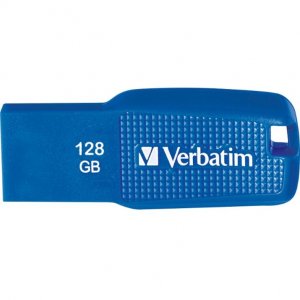 Verbatim 70880 128gb Ergo Usb 3.0 Flash Drive - Blue - The  Ergo Usb D