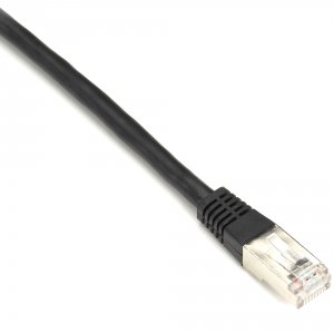 Black EVNSL0272BK-0001 Cat6 Shld Patch Cable 1 Feet 26 Awgm