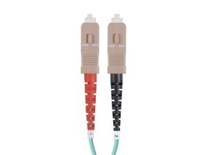 Monoprice 38339 Om3 Fiber Optic Cable-scupc-scupc,multi Mode,duplex,50