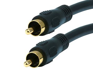 Monoprice 619 Coaxial Audiovideo Rca Cable Mm 6ft