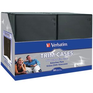 Verbatim 95094 Cddvd, , Black Video Trimcases, 50pk