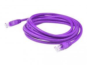 Addon ADD-5FCAT6-PE 5ft Rj-45 Mm Purple Cat6 Utp Patch Cbl