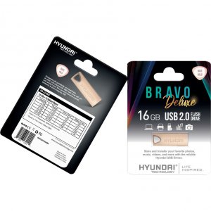 Hyundai U2BK/16GARG-10PK 10pk 16gb Bravo Deluxe Usb 2.0