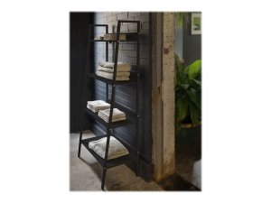 Atlantic 38408063 4 Tier Storage Rack Black