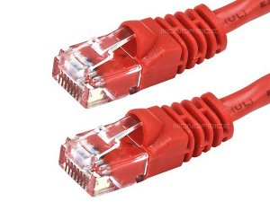 Monoprice 4998 Cat5e   Patch Cable_ 30ft Red