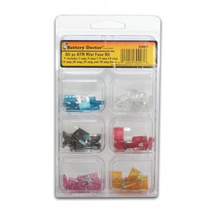 Wirthco 30993 Battery Doctor 80 Piece Atm Mini Blade Fuse Kit