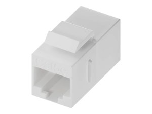 Unc C5E-CPLR-WHT Cat5e Rj45 Keystone In-line Coupler, Wht