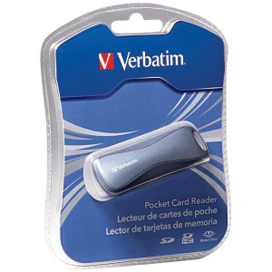 Verbatim 97709 Sdmemory Stick Pocket Card Reader, Usb 2.0 - Graphite -