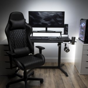 Ofm RSP-3000-GRY Respawn Height Adjust Gaming Desk Gry