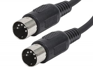 Monoprice 8532 Midi Cable W 5 Pin Din Plug3ft - Blk