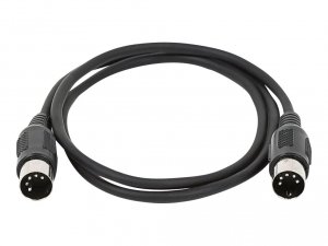 Monoprice 8532 Midi Cable W 5 Pin Din Plug3ft - Blk