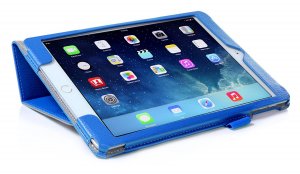 I-blason IPADAIR2-1FOLD-BLUE Slim Book