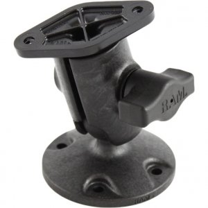 Ram RAP-B-104U Single Socket Ball Mount With Rnd Base