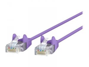 Belkin CE001B14-PUR-S 14ft Cat6 Utp Patch Cbl Snagless Pur