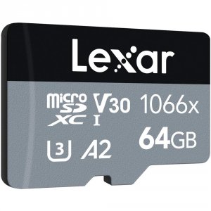 Lexar LMS1066064G-BNANU Professional Microsdxc, 64gb, 1066x Uhs-i, Cla