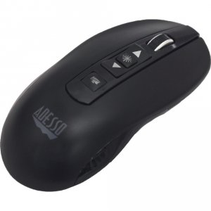 Adesso IMOUSEP20 Rechargeable, Desktop Mouse And Remote Presentation, 