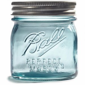 Newell 1440069053 16ct Aqua Vintage 8oz Rm Jar