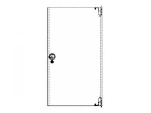 Chief NG1D44S G1 Enclosed Rack Door 44u Soli