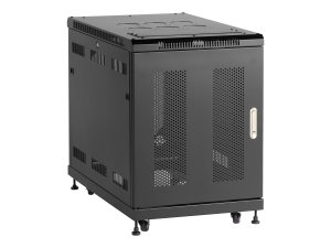 Black RM2400A Select Server Cabinet, 15u With Mesh Doo