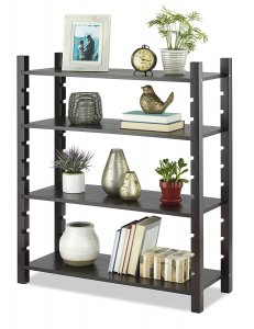 Whitmor DH64248018WNTBB 4tier Utility Shelving Walnut