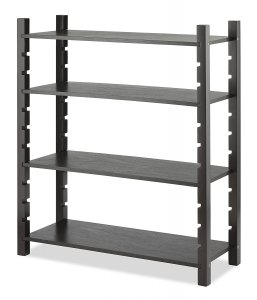 Whitmor DH64248018WNTBB 4tier Utility Shelving Walnut