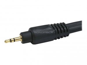 Monoprice 5589 Stereo M To Stereo F Ext Cable 15ft-blk