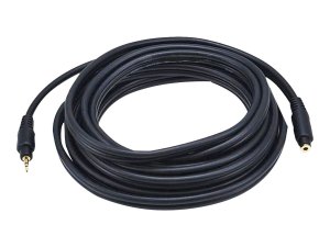 Monoprice 5589 Stereo M To Stereo F Ext Cable 15ft-blk