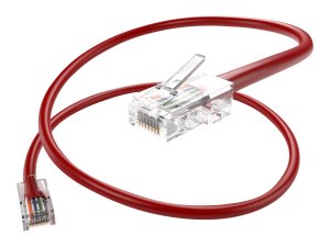 Unirise PC5E-50F-RED 50ft Red Cat5e  Patch Cable, Utp, No Boots