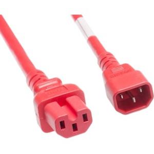 Unc PWCD-C14C15-15A-06F-RED Power Cord C14 To C15 15amp Red, 6ft