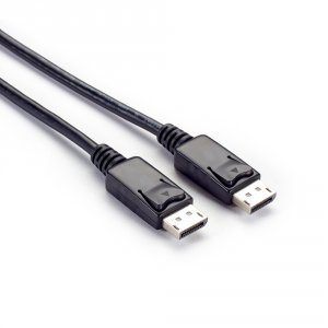 Black VCB-DP2-0006-MM 6ft Displayport Cable,malemale, 30awg