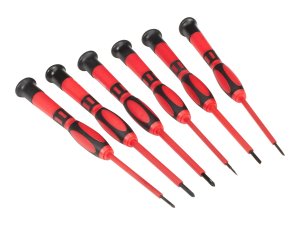 Black SDS3 1 Kv Insulated 6 Piece Screwdriver Set