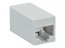 Black FM506-R2 Cat5e Coupler, Straight-pinned, Unshield