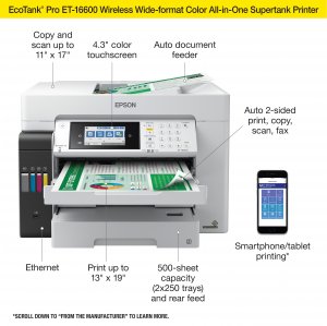 Epson C11CH72201 Ecotank Pro Et-16600 All-in-one Printer